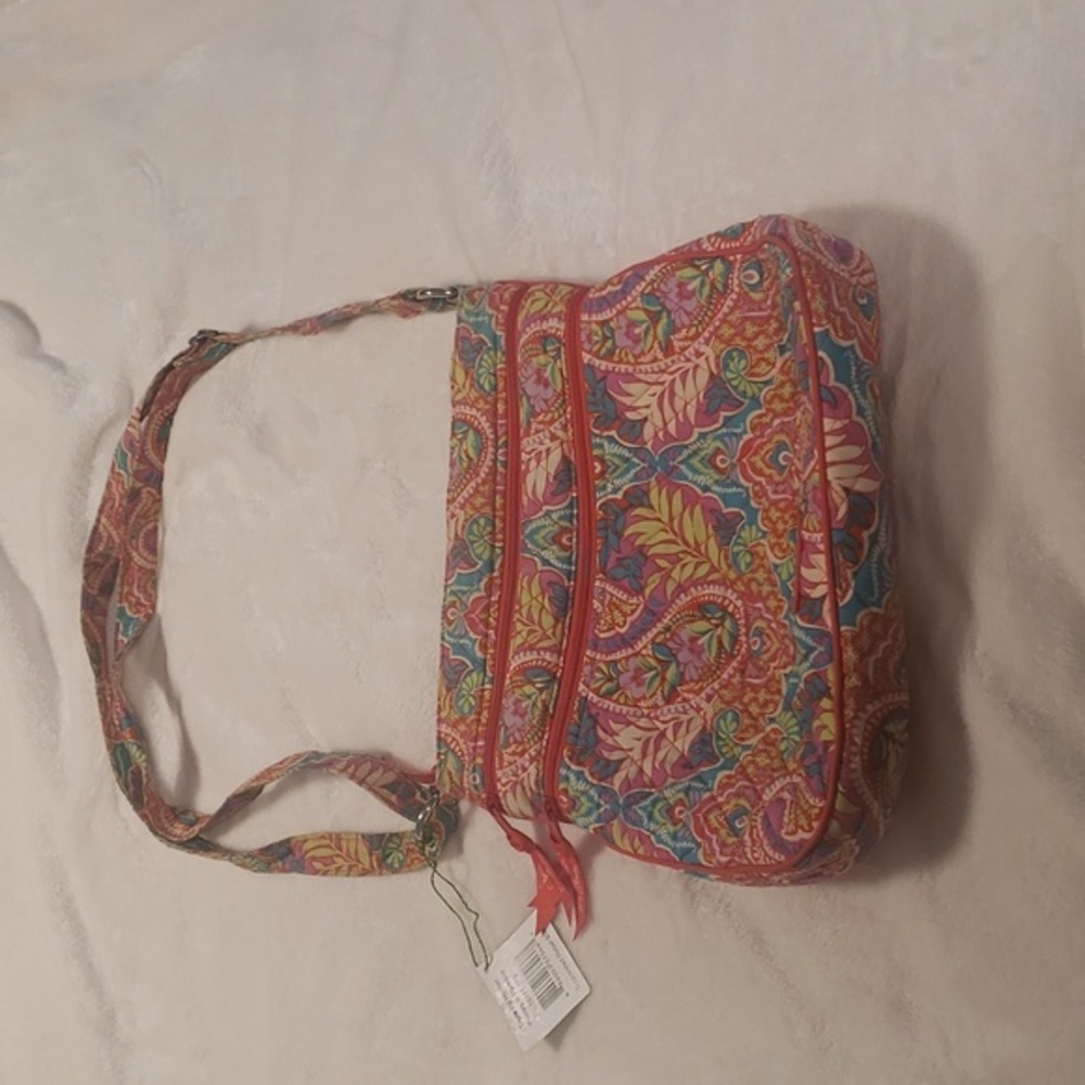 Vera Bradley Triple zip Hipster Paisley in Paradise NWT